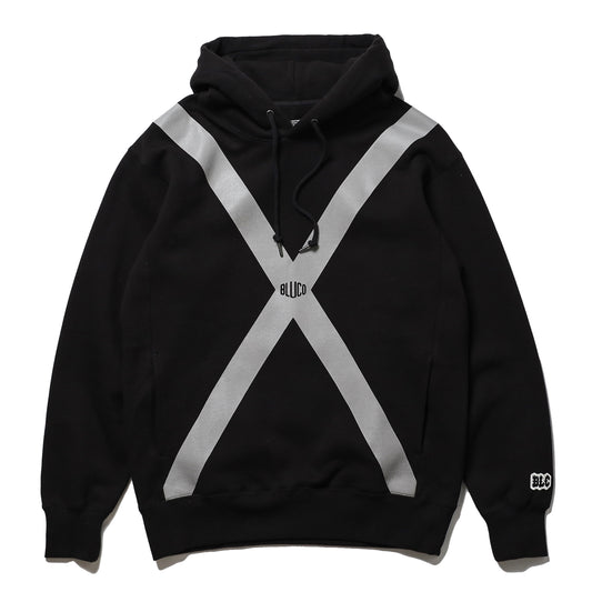 BLUCO / SWEAT HOODIE -ATTENTION- (BLACK)