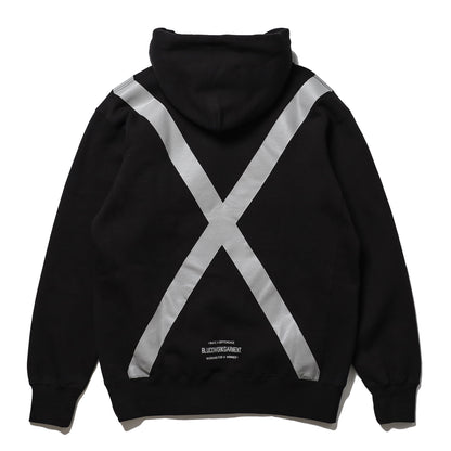 BLUCO / SWEAT HOODIE -ATTENTION- (BLACK)