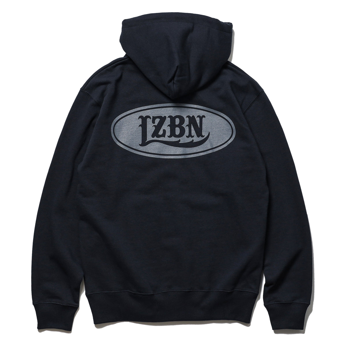 LZBN / MOTOR OVAL ZIP HOODIE (NAVY)