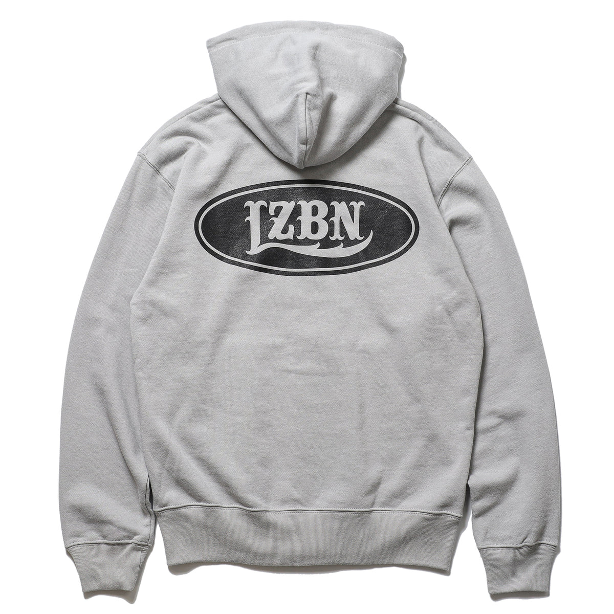 LZBN / MOTOR OVAL ZIP HOODIE (GREY)