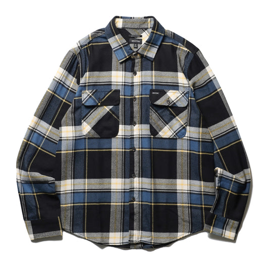 BRIXTON / BOWERY L/S FLANNEL (JOE BLUE PLAID)