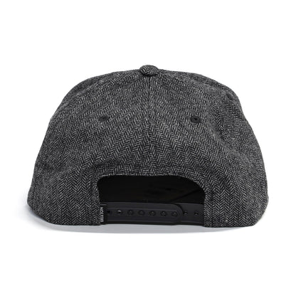 BRIXTON / DYSON SNAPBACK (BLACK HERRINGBONE)