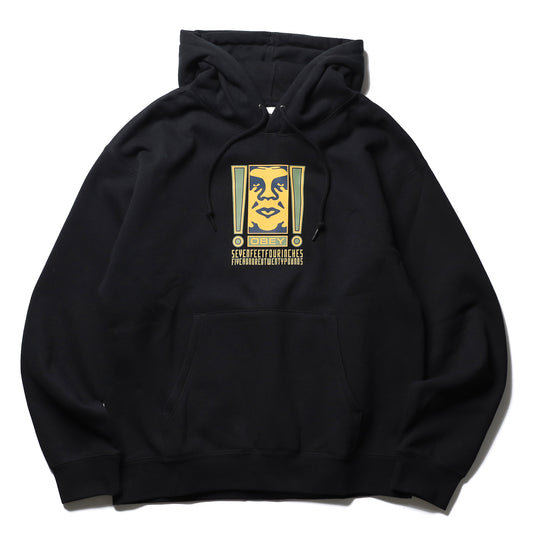 OBEY / OBEY DOUBLE EXCLAMATION HOODIE (BLACK)