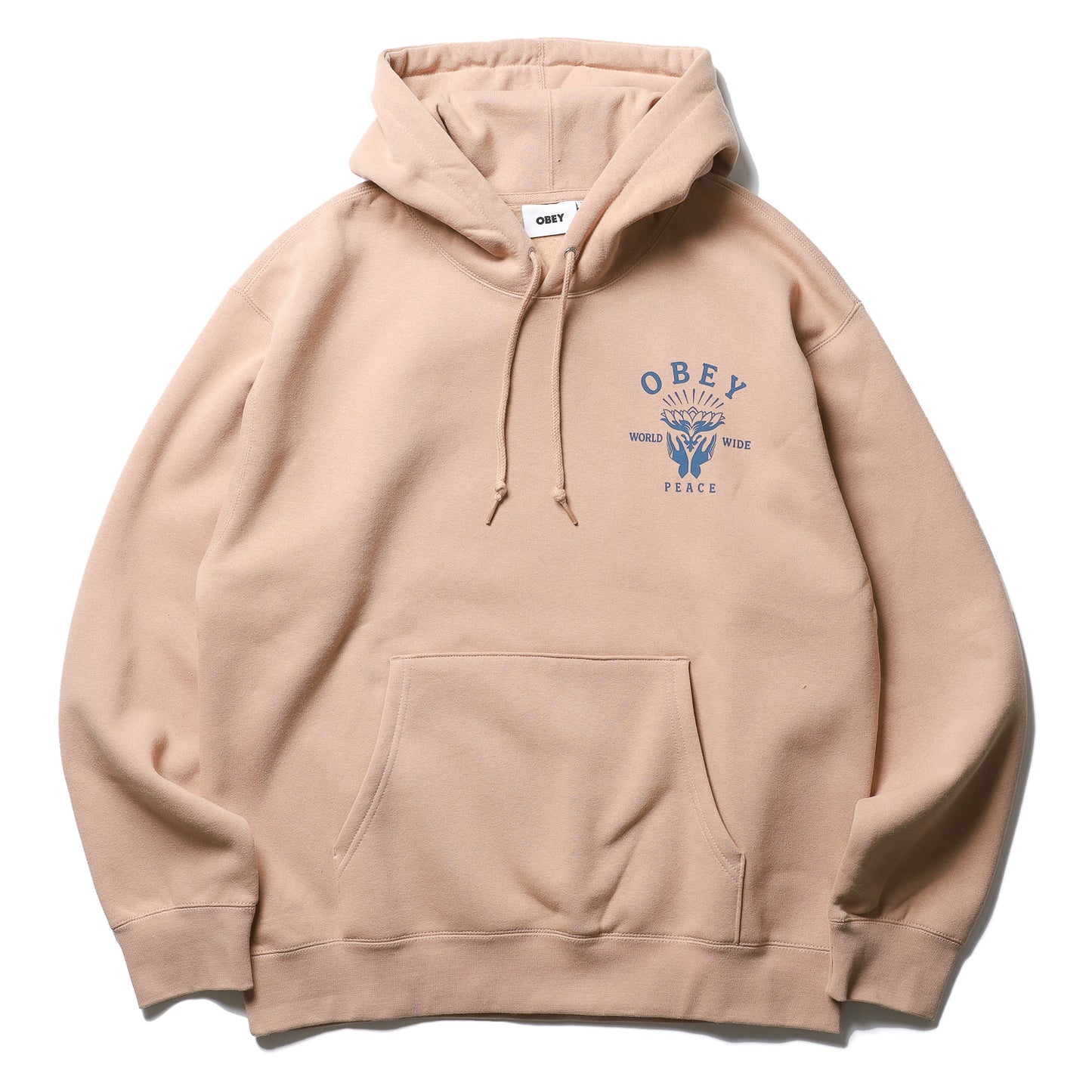 OBEY / OBEY LOTUS WITH HANDS HOODIE (WARM TAUPE)