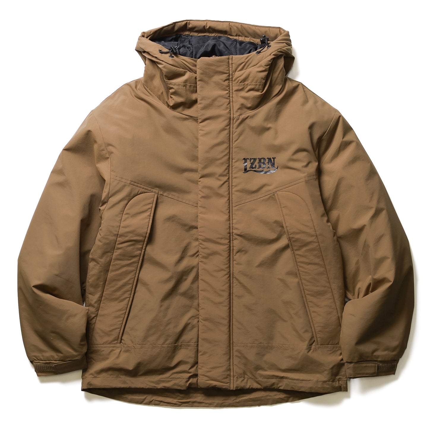 LZBN / LZBN LOGO HOODED JACKET (COYOTE)