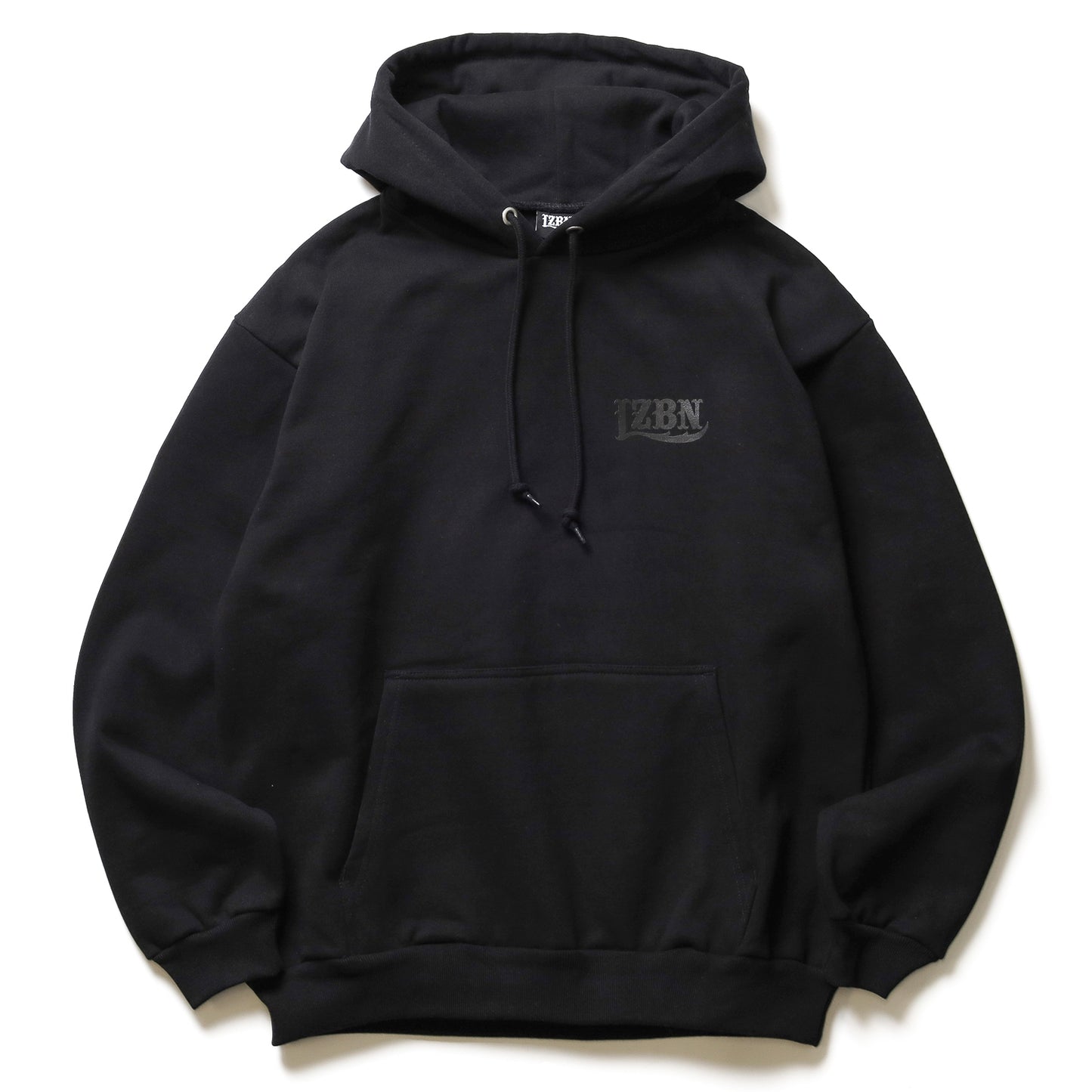 LZBN / LZBN LOGO EXTRA HEAVY PULLOVER HOODIE (ALL BLACK)