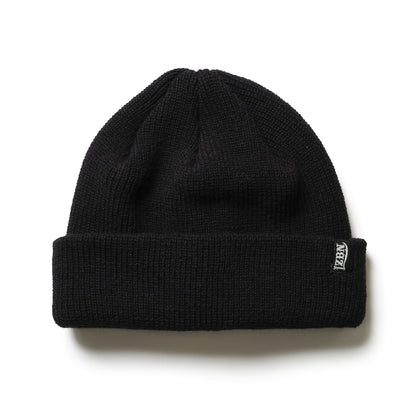 LZBN / STANDARD CHUNKY BEANIE (BLACK)