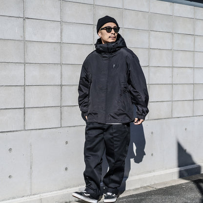 LZBN / LZBN LOGO HOODED JACKET (ALL BLACK)