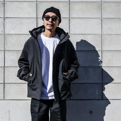 LZBN / LZBN LOGO HOODED JACKET (ALL BLACK)