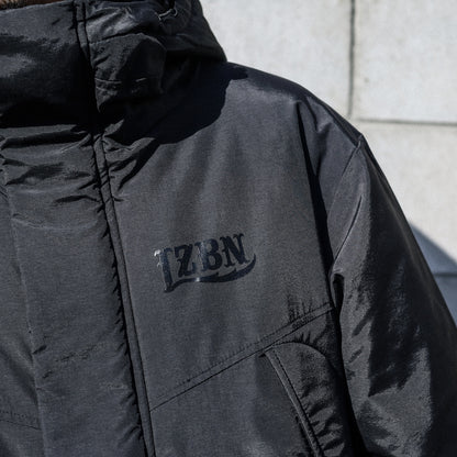 LZBN / LZBN LOGO HOODED JACKET (ALL BLACK)