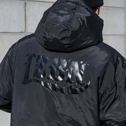 LZBN / LZBN LOGO HOODED JACKET (ALL BLACK)