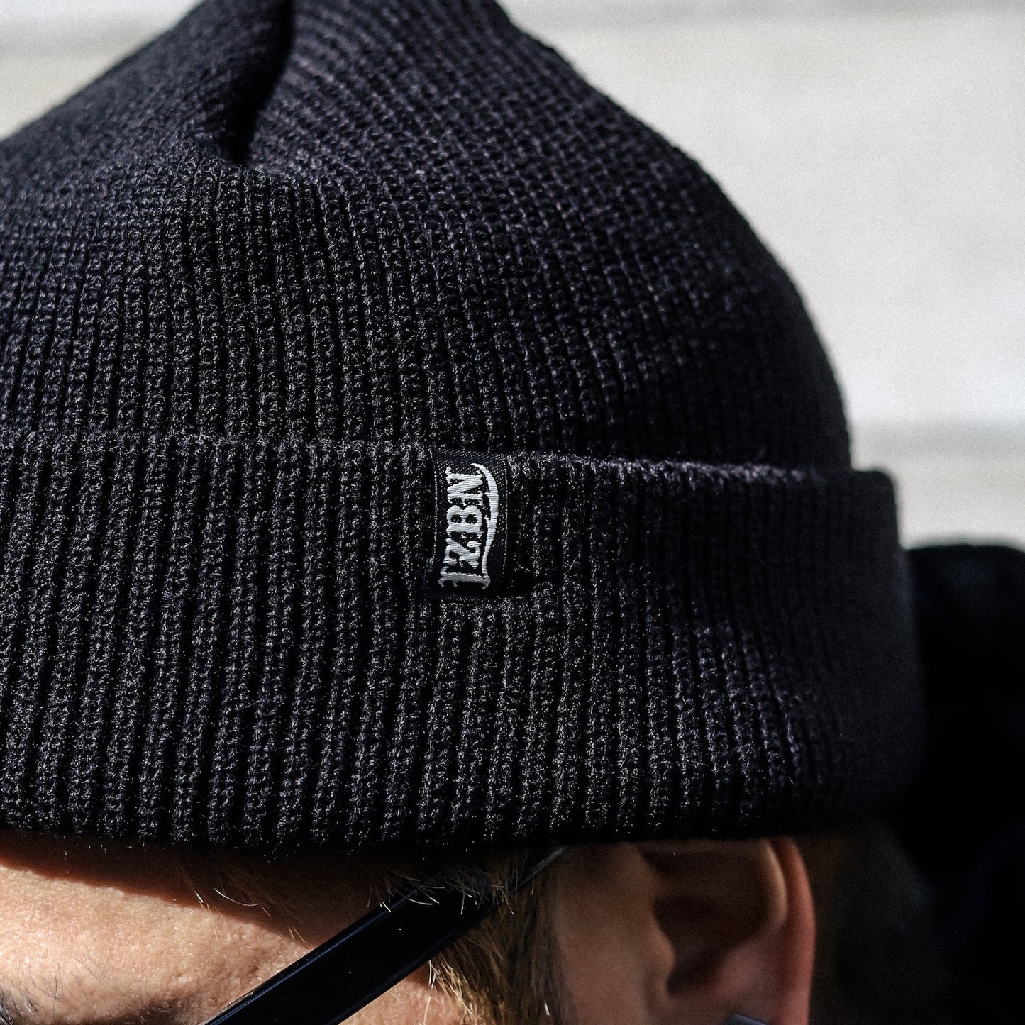 LZBN / STANDARD CHUNKY BEANIE (BLACK)