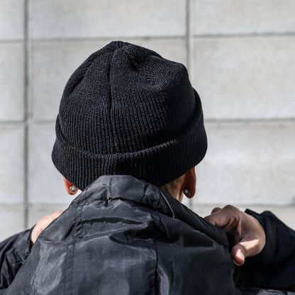 LZBN / STANDARD CHUNKY BEANIE (BLACK)