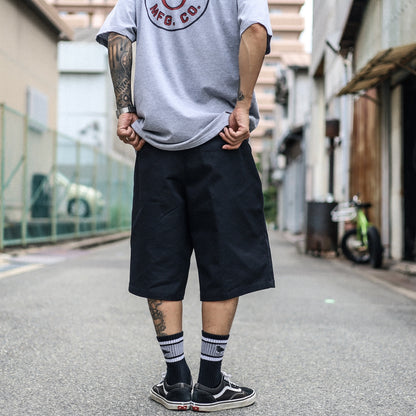 BRIXTON / CHOICE CHINO BAGGY SHORT (BLACK)