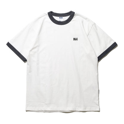 BLUCO / HEAVY DRY COTTON RINGER TEE -BLC- (WHITE)