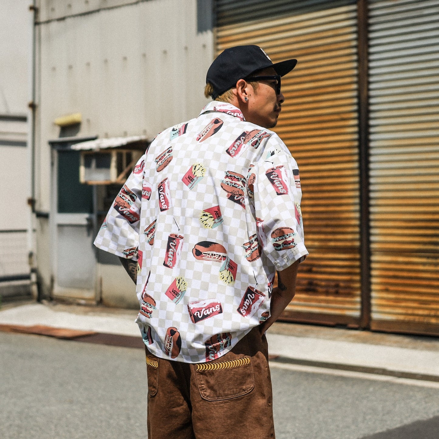 VANS / POP FAST FOOD S/S SHIRT (COLORFUL FAST FOOD)