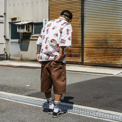VANS / POP FAST FOOD S/S SHIRT (COLORFUL FAST FOOD)