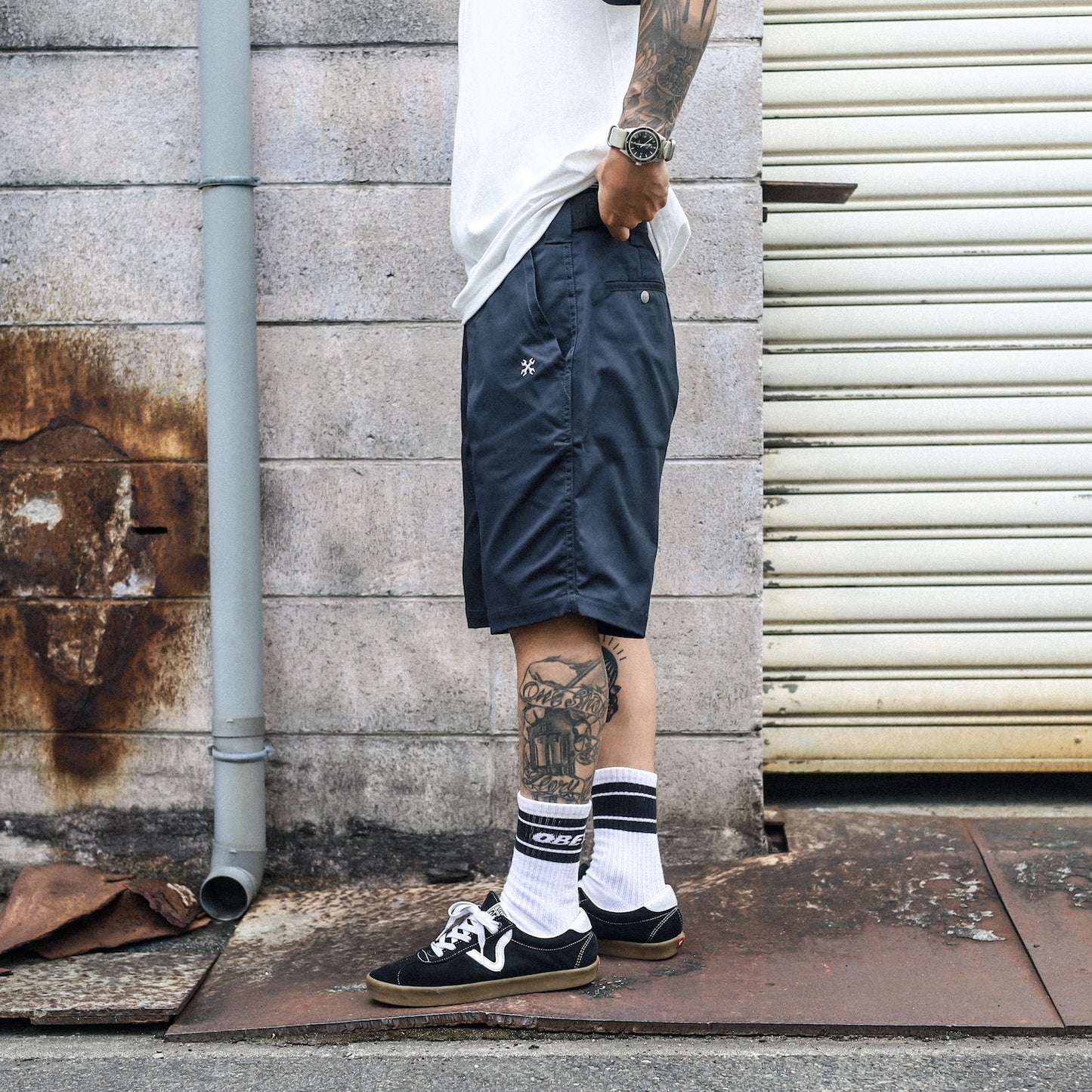 BLUCO / STRETCH LIGHT WORK SHORTS (NAVY)