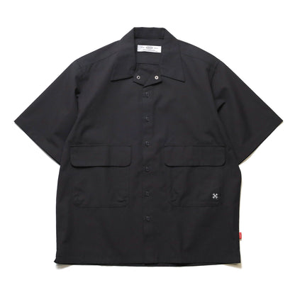 BLUCO / BIG POCKET WORK SHIRT S/S (BLACK)