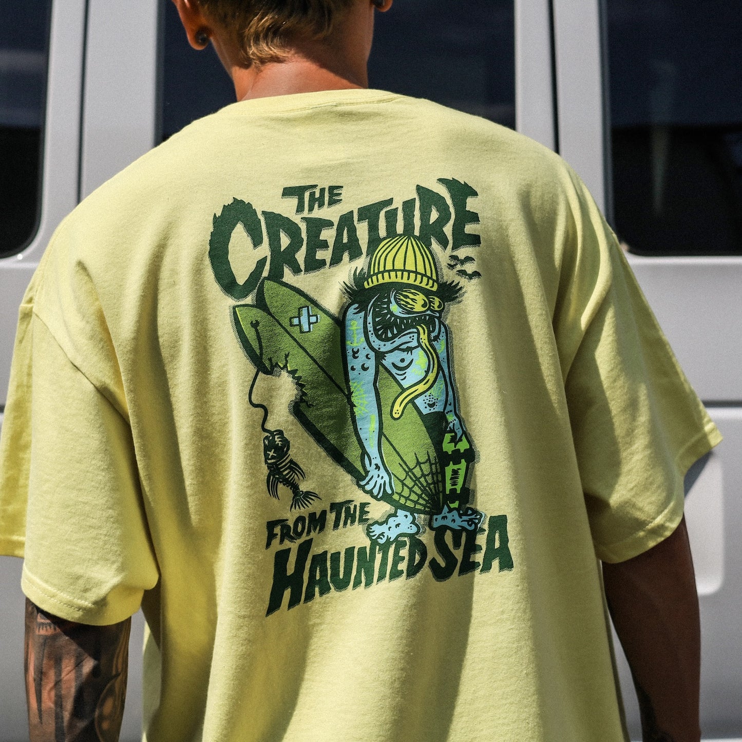 CREATURE / HAUNTED SEA S/S TEE (CORNSILK)