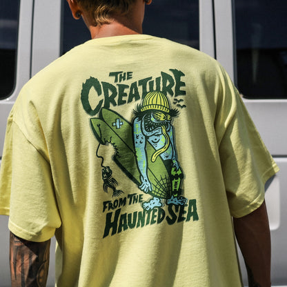 CREATURE / HAUNTED SEA S/S TEE (CORNSILK)