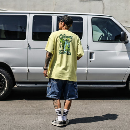 CREATURE / HAUNTED SEA S/S TEE (CORNSILK)