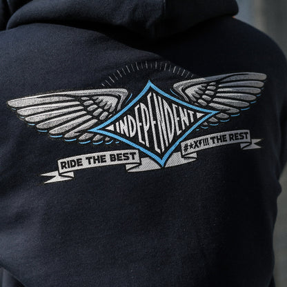 INDEPENDENT / RTB PILOT ZIP HOODIE (NAVY)