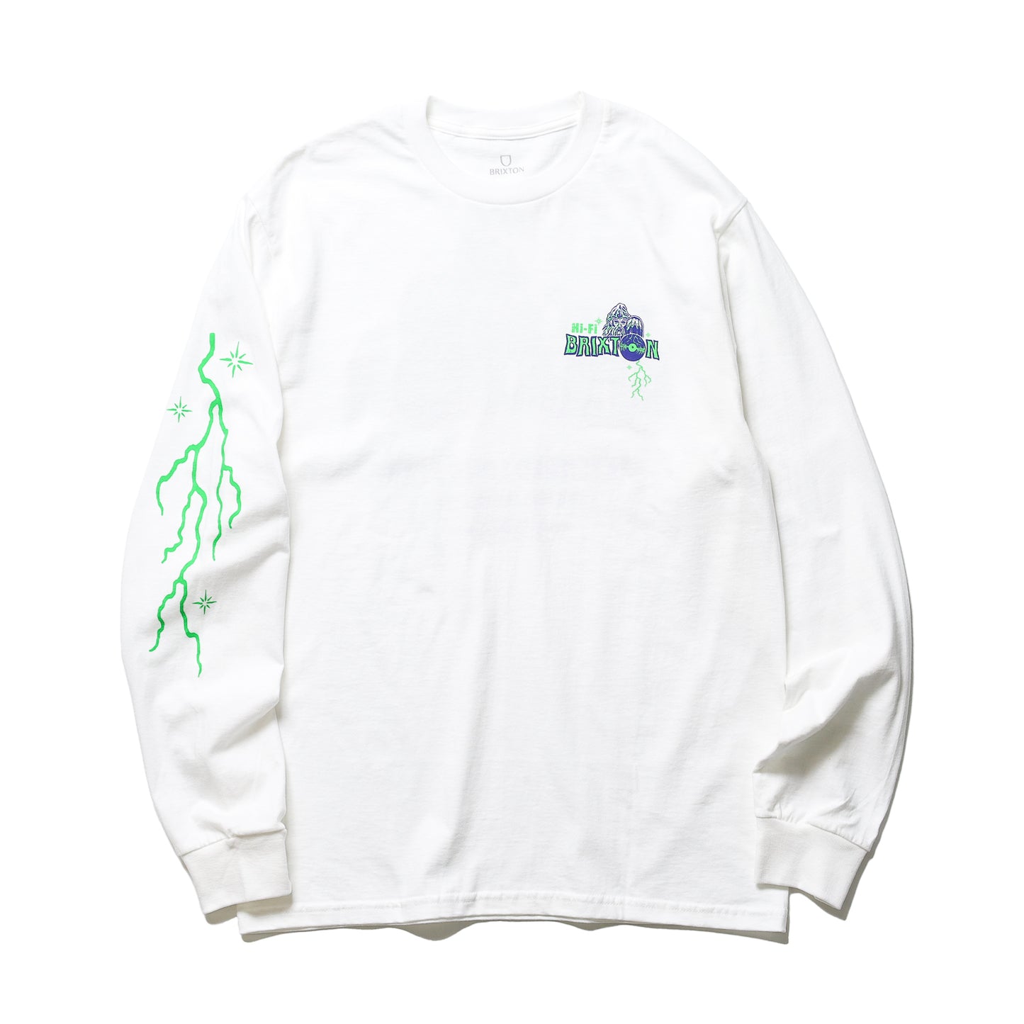 BRIXTON / MADDOX L/S STANDARD TEE (WHITE)