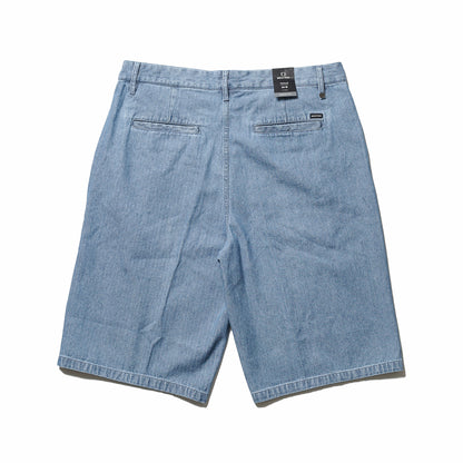 BRIXTON / CHOICE CHINO BAGGY SHORT (LIGHT WASH DENIM HERRINGBONE)