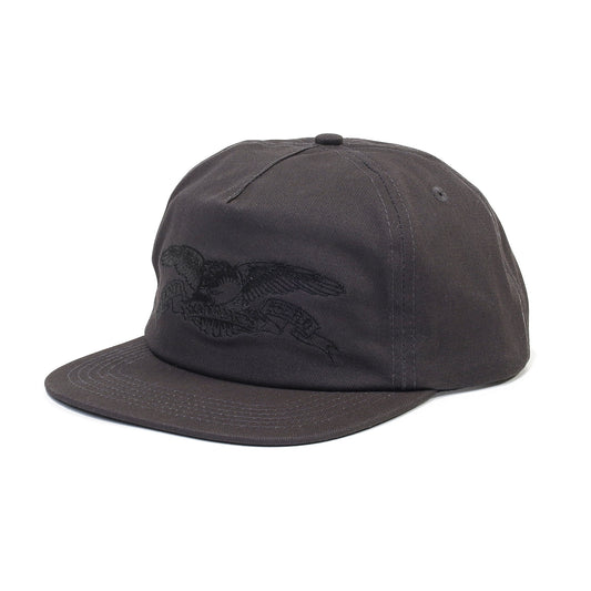 ANTIHERO / BASIC EAGLE SNAPBACK CAP (BLACK/BLACK)