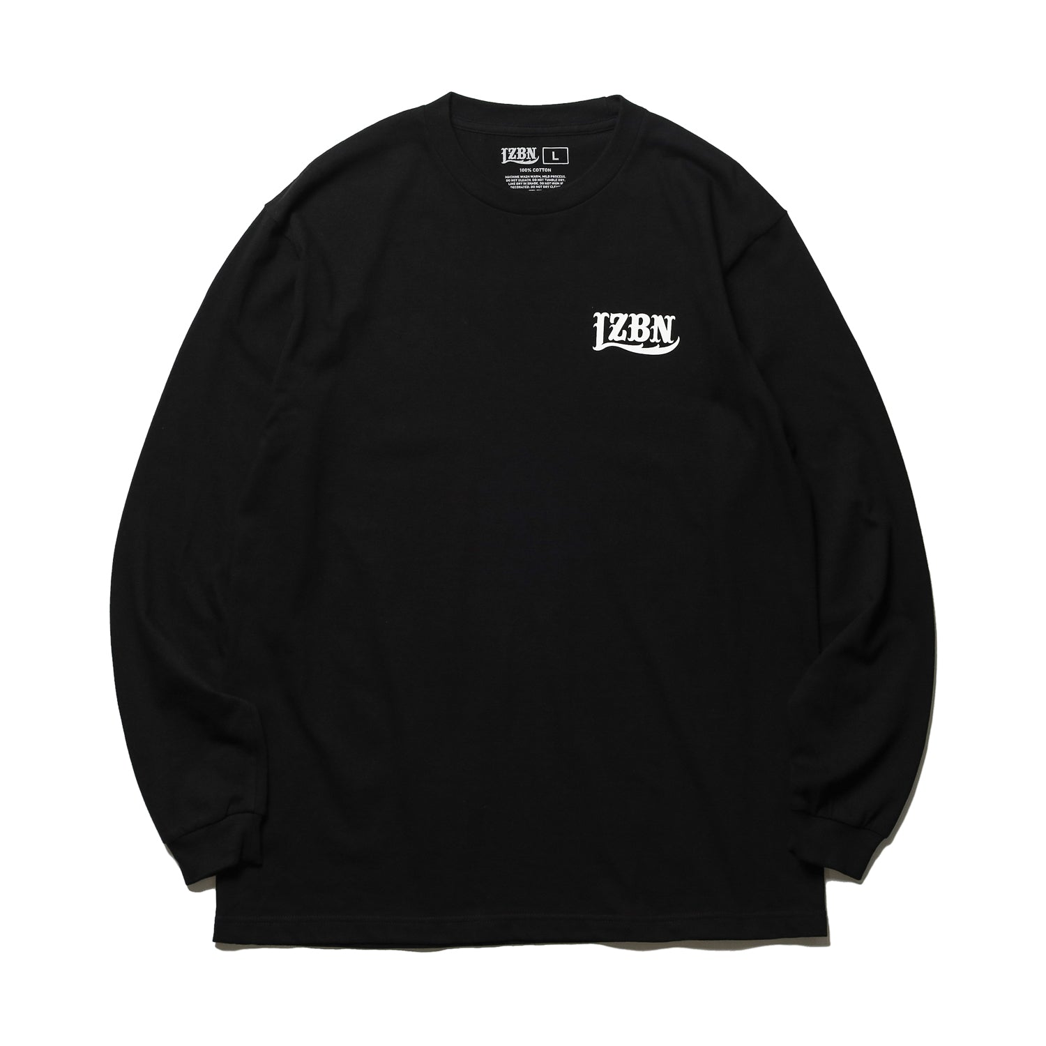 LZBN / LZBN LOGO L/S TEE (BLACK) – Feelin'