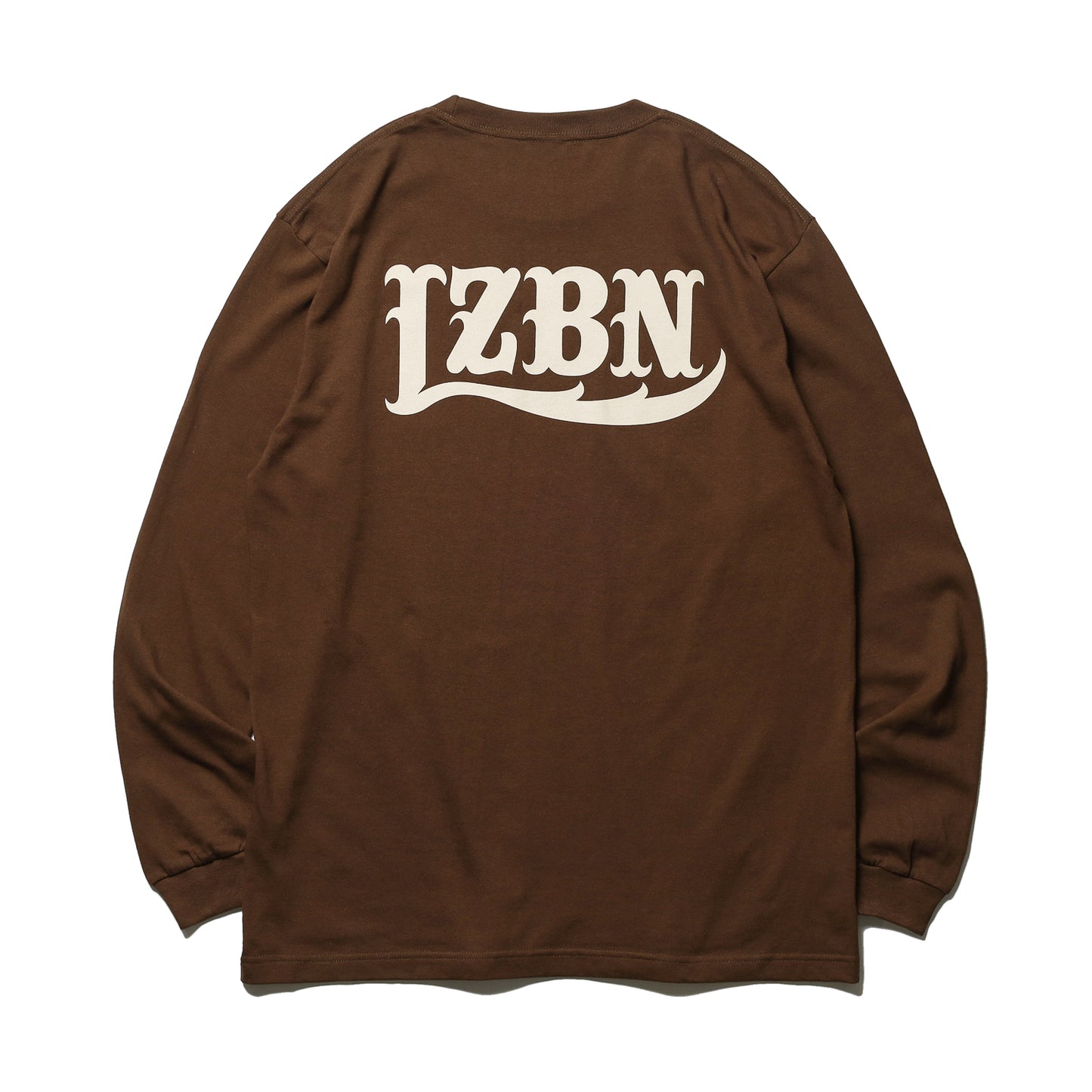 LZBN / LZBN LOGO L/S TEE (DARK BROWN)