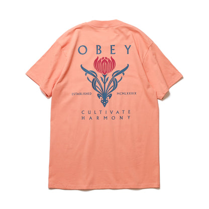 OBEY / OBEY CULTIVATE HARMONY CLASSIC TEE (CITRUS)