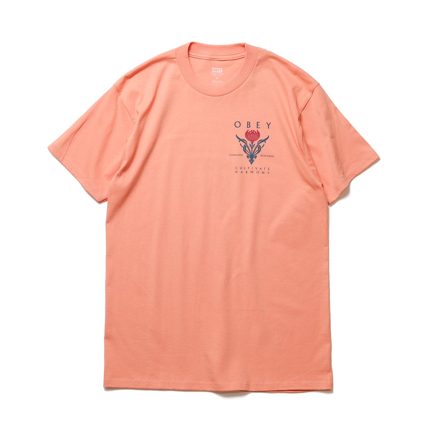 OBEY / OBEY CULTIVATE HARMONY CLASSIC TEE (CITRUS)