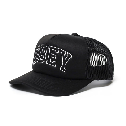 OBEY / OBEY ACADEMY TRUCKER CAP (BLACK)