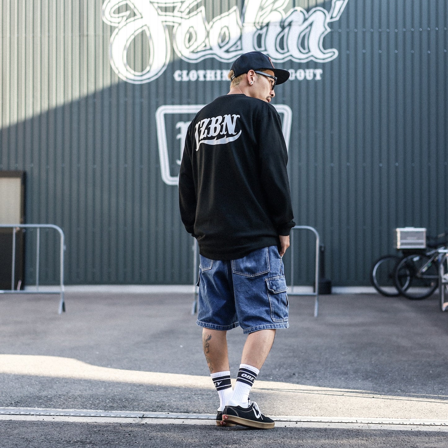 LZBN / LZBN LOGO L/S TEE (BLACK)