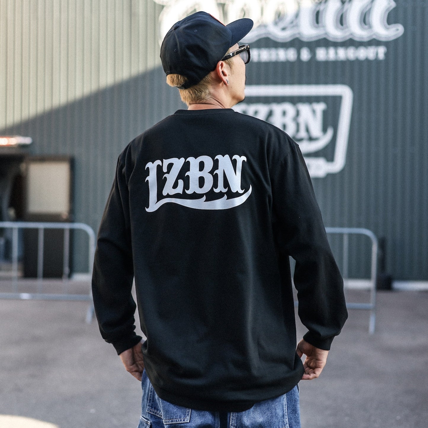 LZBN / LZBN LOGO L/S TEE (BLACK)