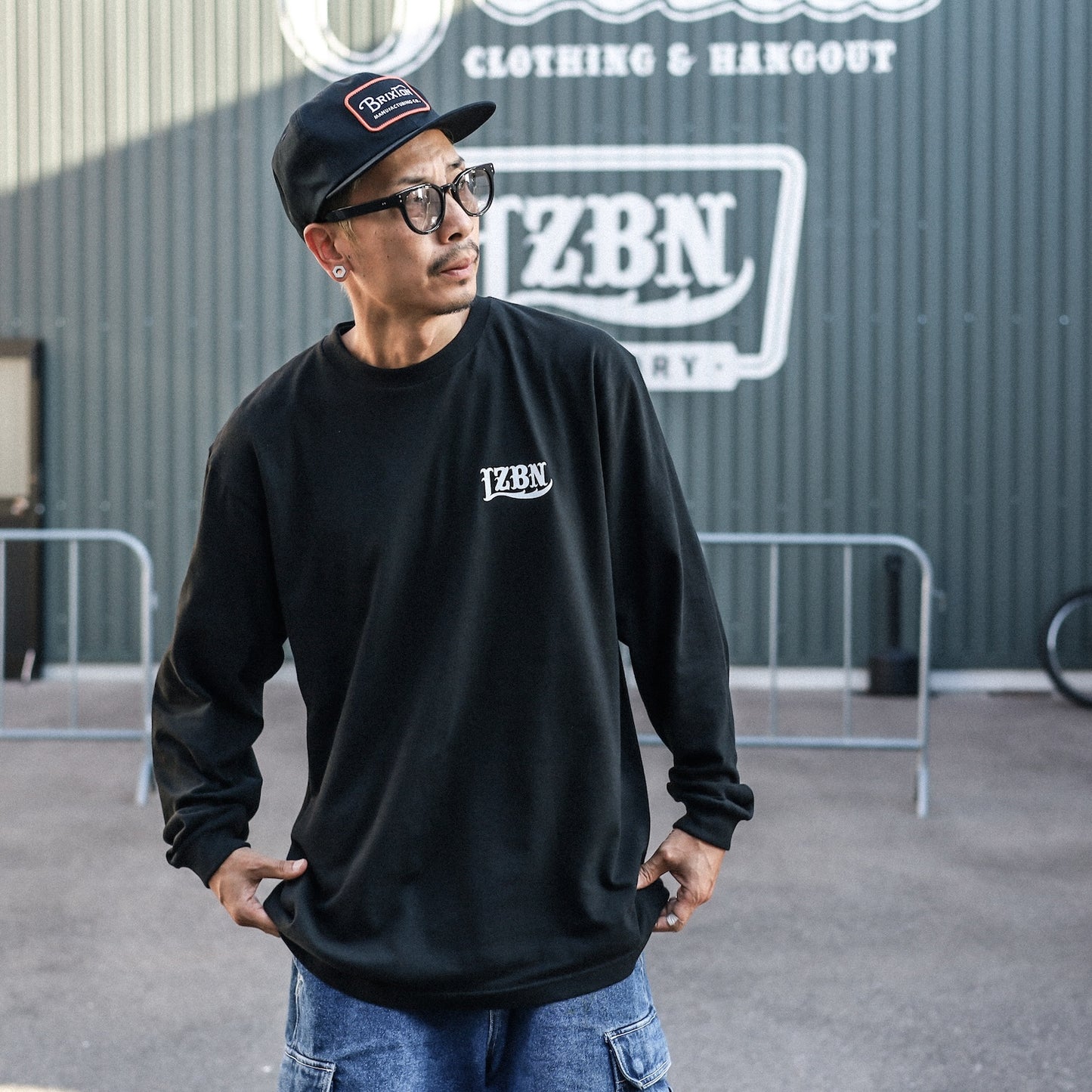 LZBN / LZBN LOGO L/S TEE (BLACK)