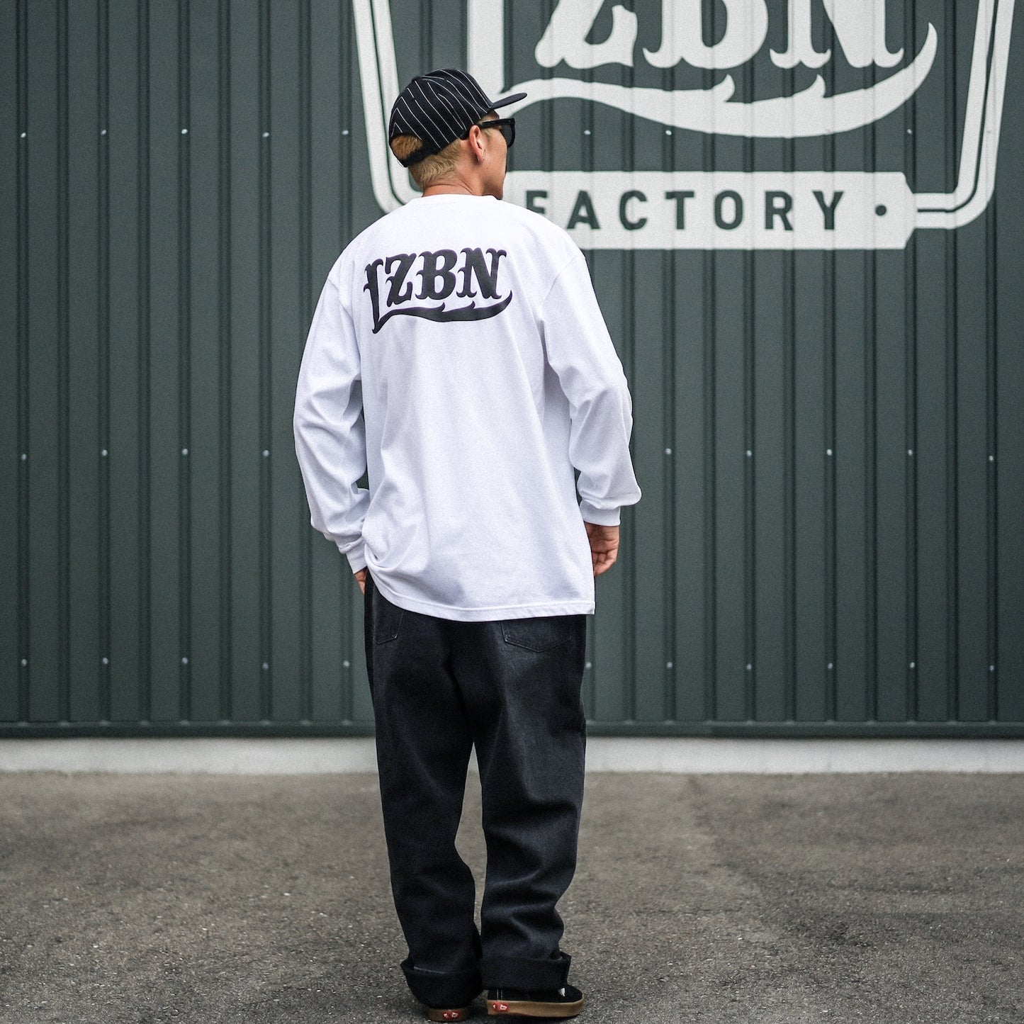 LZBN / LZBN LOGO L/S TEE (WHITE)