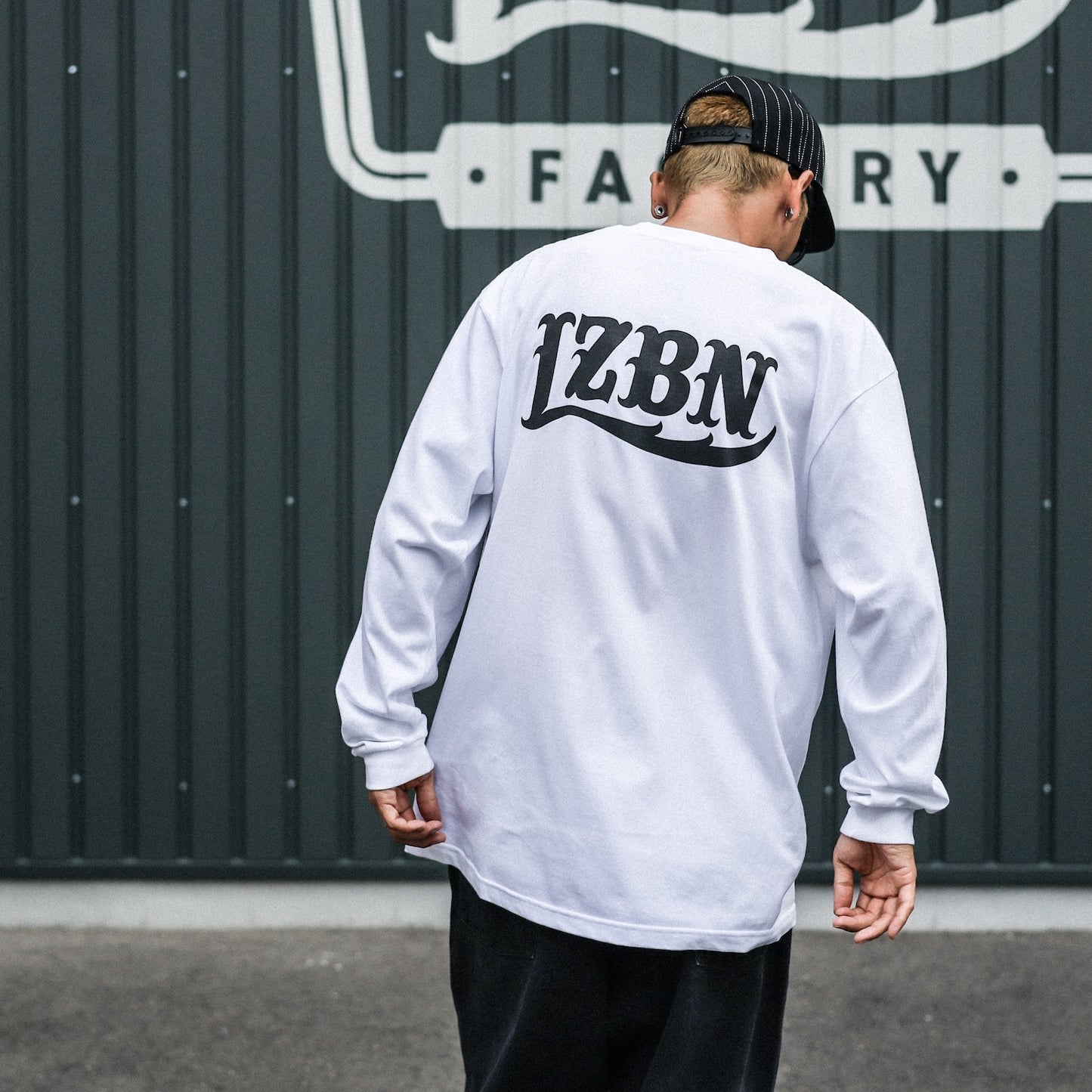 LZBN / LZBN LOGO L/S TEE (WHITE)
