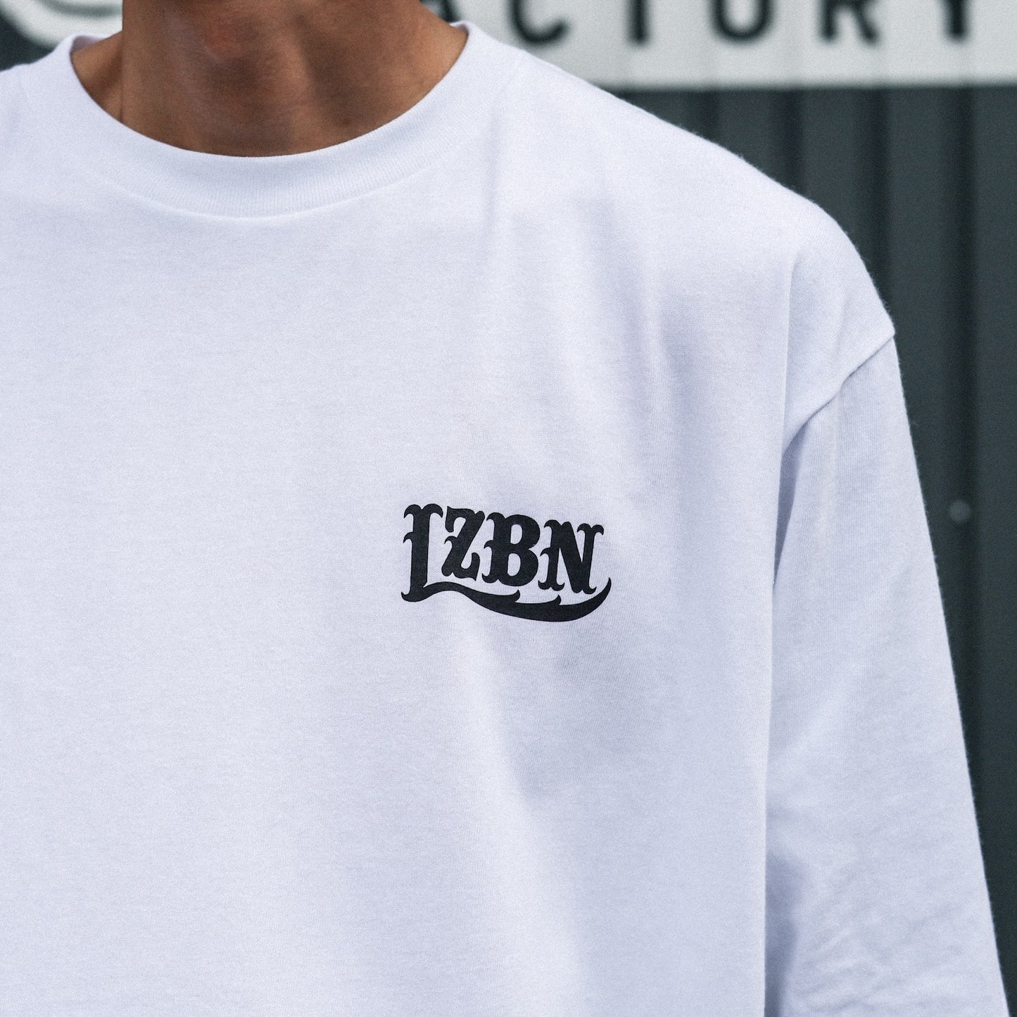 LZBN / LZBN LOGO L/S TEE (WHITE)