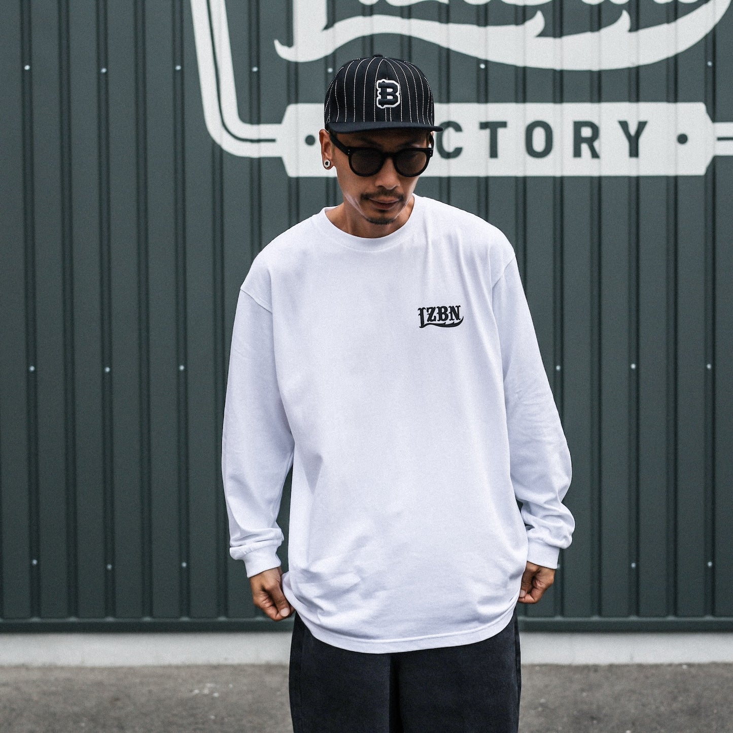 LZBN / LZBN LOGO L/S TEE (WHITE)
