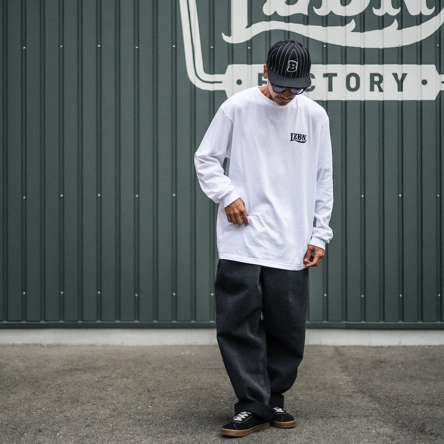 LZBN / LZBN LOGO L/S TEE (WHITE)