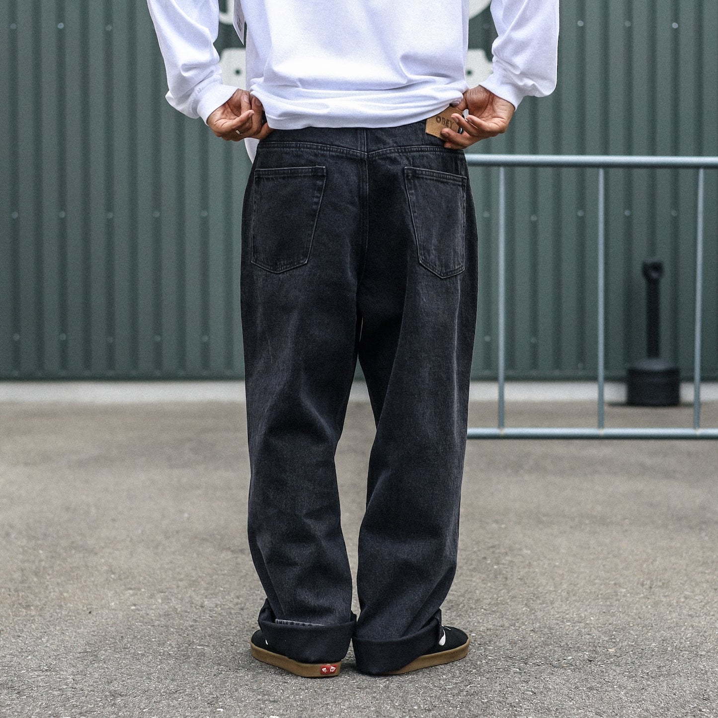 OBEY / CLASSIC BAGGY DENIM (WASHED BLACK)