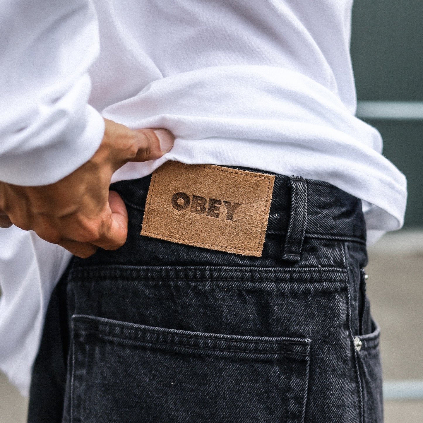 OBEY / CLASSIC BAGGY DENIM (WASHED BLACK)
