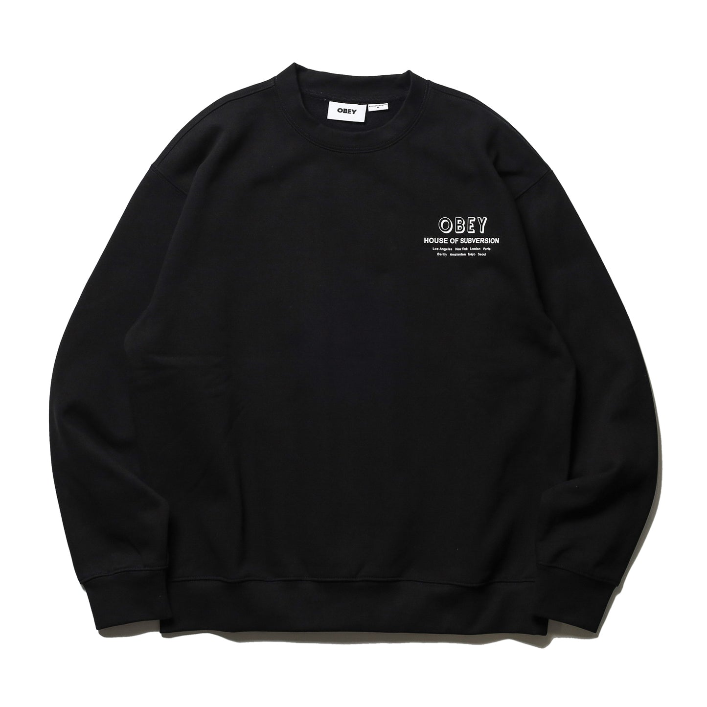 OBEY / HOUSE OF SUBVERSION CREW (BLACK)