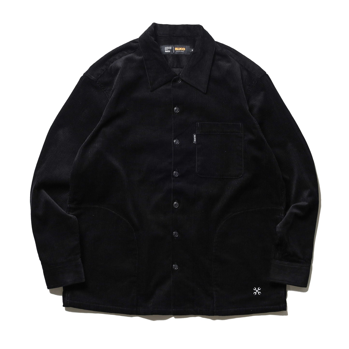 BLUCO / CORDUROY WORK SHIRT (BLACK)