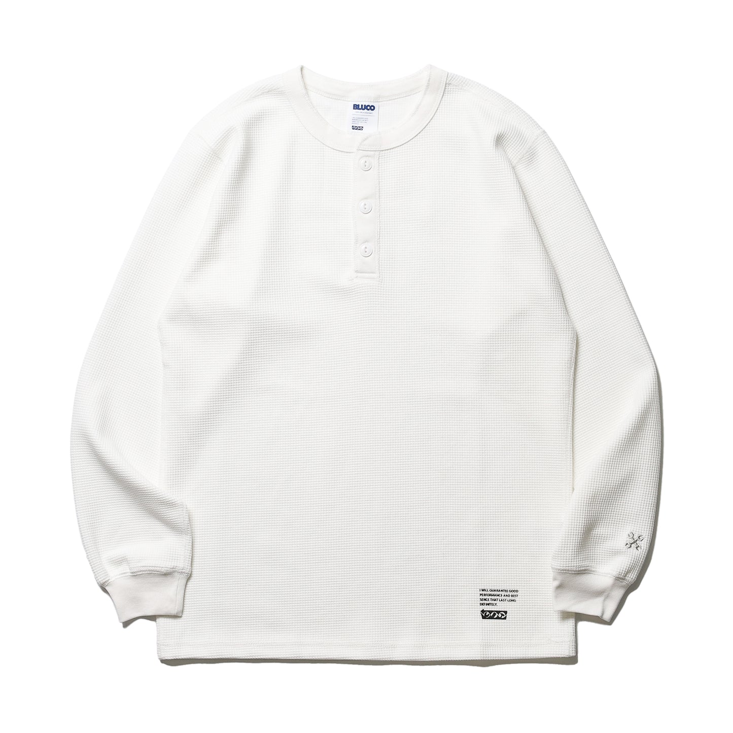 BLUCO / HENRY NECK THERMAL SHIRT (WHITE)