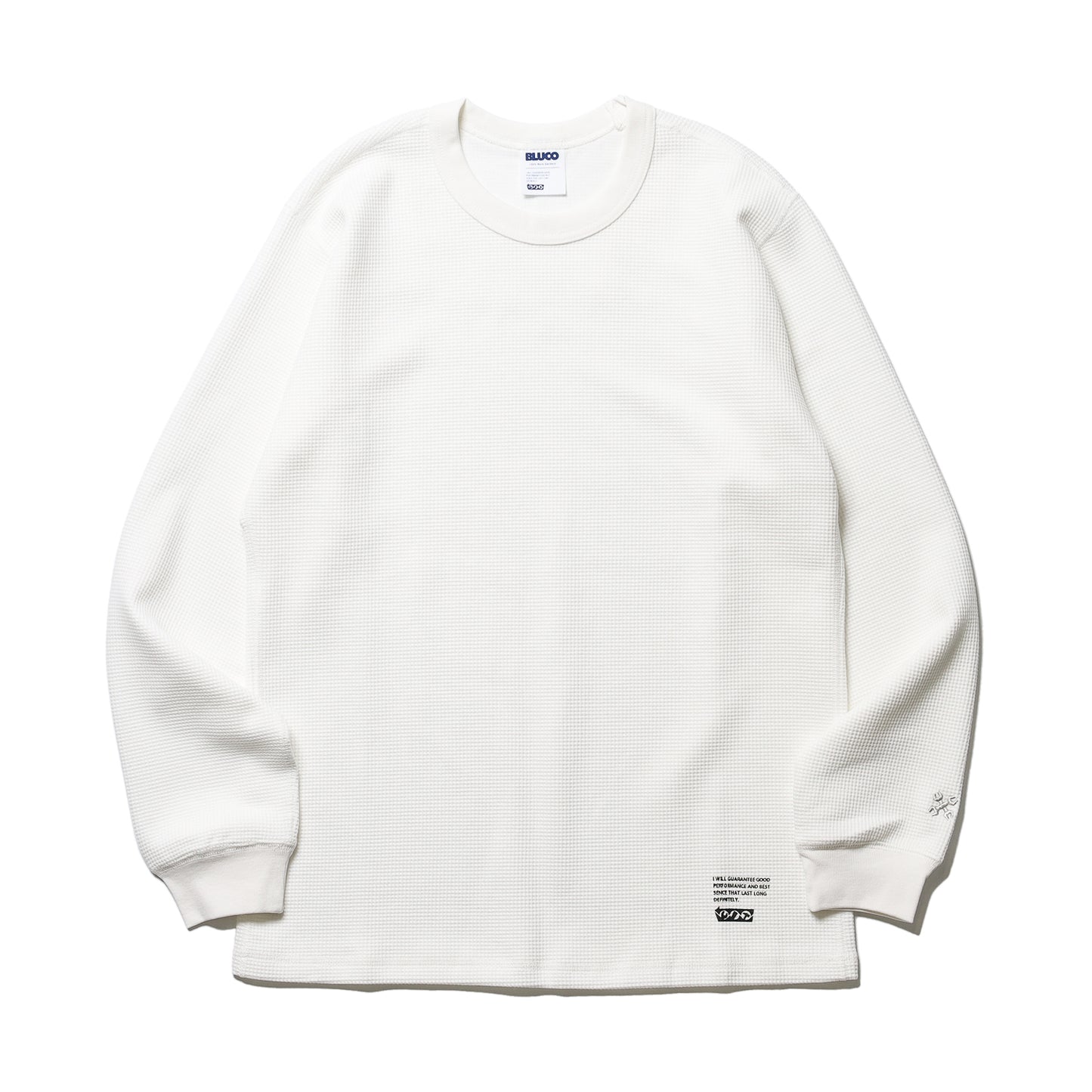 BLUCO / CREW NECK THERMAL SHIRT (WHITE)