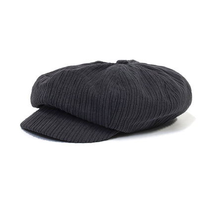 BLUCO / CORDUROY NEWSBOY CAP (BLACK)